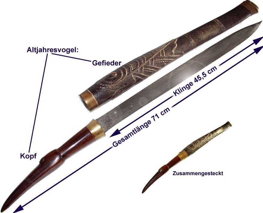 Der Golok wurde eingesetzt in der Kampfkunst Penjak Silat